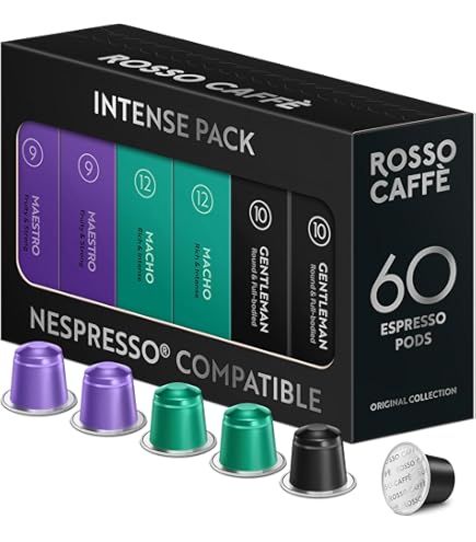 Amazon.co.jp: ロッソカフェ 60杯分 ネスプレッソ マシン用 互換