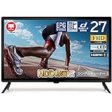 [東京Deco] 27V型 フルハイビジョン 液晶テレビ LEDバックライト PC入力端子 [フルHDモニター搭載/外付けHDD録画対応] フルHD HDMI i001