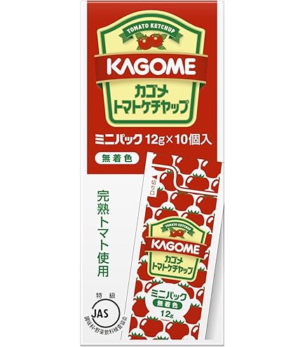 Amazon.co.jp: カゴメ トマトケチャップミニ 12g×10本 : 食品・飲料・お酒