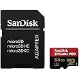 SanDisk/サンディスク Extreme Pro UHS-I(U3)対応 microSDカード 64GB 633倍速(95MB/s) SDSDQXP-064G-G46A