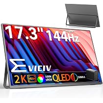 Amazon.co.jp: EVICIV モバイルモニター 17.3インチ 2K 144Hz