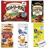 不二家 カントリーマアム バラエティセット 5種類各１袋　TONARIティッシュセット