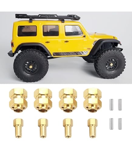 Amazon | ナロー ハブ ブアダプター RCロッククローラー用パーツ 1:18