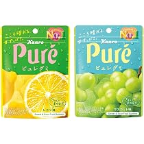 Amazon.co.jp: カンロ ピュレグミ レモン マスカット 2種アソート 計12