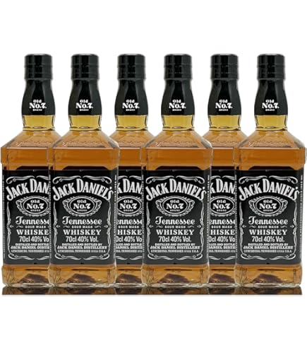 ⑥ジャックダニエル【６本】 Jack Daniel's ジャックダニエル ブラック 1750ml×6本