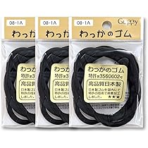 Amazon | 日本製 わっかのゴム9本セット ヘアゴム リングゴム