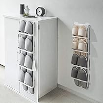 Amazon｜スリッパラック 壁掛け式 4段 シューズラック 玄関収納