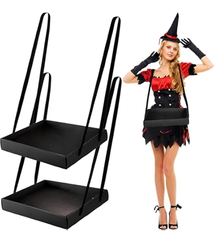 cigarette girl tray Beistle Cigarette Girl Party Tray Snack and Beverage Carrier – 20's Theme  Costume Accessory Prop, 4