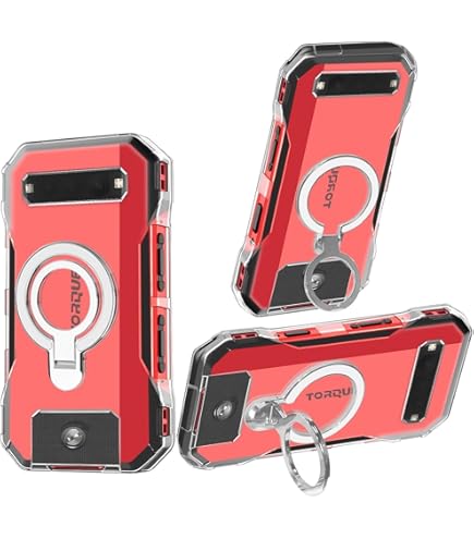 Amazon.co.jp: TORQUE 5G ケース クリア リング付き 縦横両対応