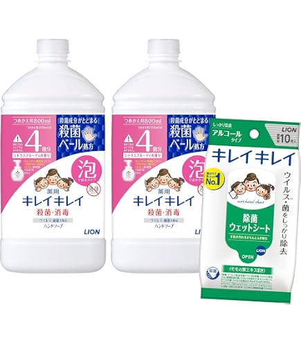Amazon.co.jp: 【25個セット】LION キレイキレイ薬用泡ハンドソープ