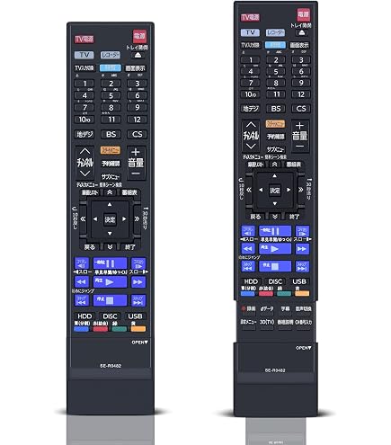 Amazon | ブルーレイレコーダーリモコン SE-R0482 for TOSHIBA 東芝