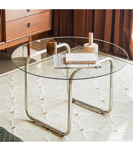 Amazon｜ルネセイコウ ダイニングテーブル クリアガラス 80×80×35 FT