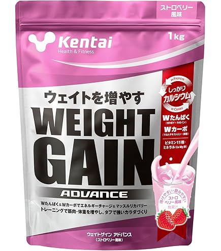 Amazon | Kentai パワーボディ100%ホエイプロテイン ストロベリー風味