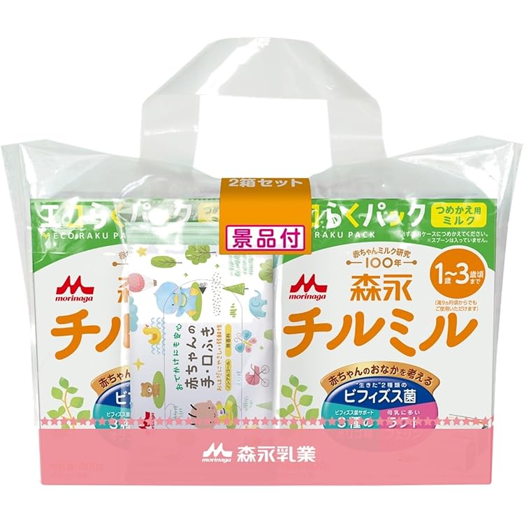 Amazon.co.jp: 森永 チルミル エコらくパック つめかえ用 800g(400g×2
