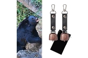 熊鈴 熊よけ鈴 2枚入り 熊よけベル ワンタッチ消音機能付 収納袋付 心地いい音色の熊鈴 小型 軽量 熊よけグッズ 熊対策 登山 トレッキング ハイキング 山歩き 山菜取り 渓流釣り 熊撃退グッズ 猛獣避け 護身用