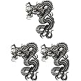 ［THE FANTASY （ファンタジー）］ タトゥーシール 龍 ドラゴン hb227 ［A5サイズ・3枚入り］