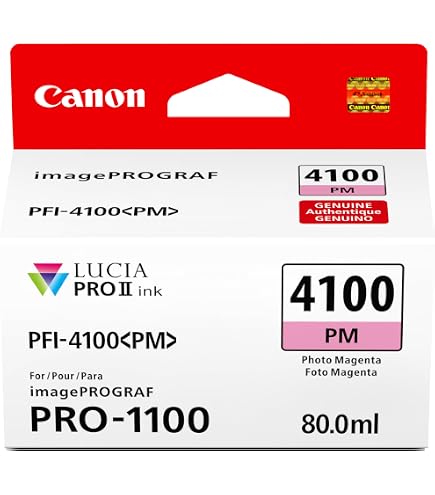 Amazon.co.jp: Canon PFI-4100 純正フォトシアンインクタンク