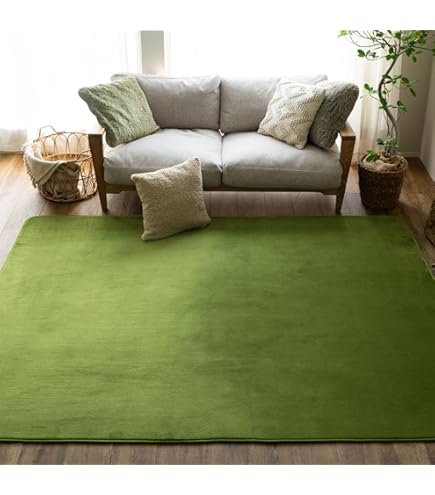 Amazon｜タンスのゲン ラグ 【60×90cm】 ウール 100% 手織り 天然 羊毛