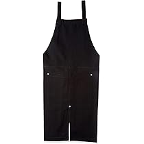 りょうた 1384-01】 ウォッシュ キャンバス&ツイル エプロン(クロスタイプ