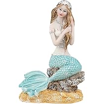 海のお月様 人魚姫 インテリア 自然 海 シーグラスアート アクアリウム 置物 海のお月様 人魚姫 インテリア 自然 海 シーグラスアート