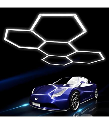 Amazon.co.jp : CDKMAX 六角形LEDガレージライト 24個パック 192W