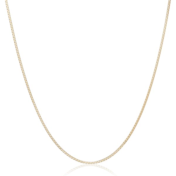 Amazon | K18 18金 スライド式ベネチアンチェーンネックレス 幅約0.7