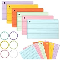 Amazon.co.jp: Ztowoto 300シートインデックスカード、3.3 * 4.9インチ