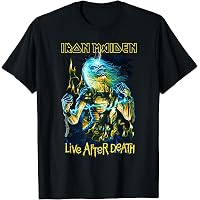 Amazon | Iron Maiden Aces High Tシャツ | Tシャツ・カットソー 通販
