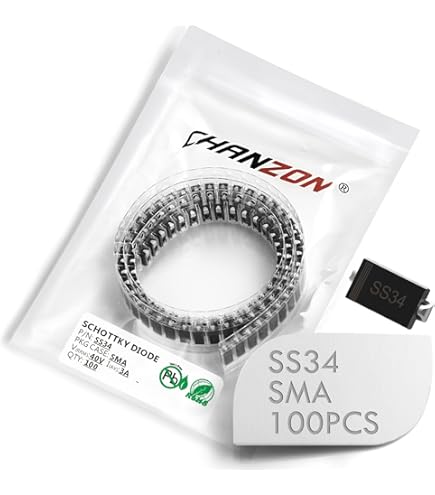Pack Of 50 Pieces) Chanzon 1N5406 Rectifier Diode 3A 600V DO-201AD (DO - View #8