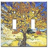 Art Plates - Van Gogh: Mulberry Tree Switch Plate - Double Toggle [並行輸入品]
