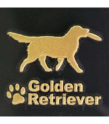 Amazon.co.jp: 蒔絵シール DOG 「ゴールデンレトリバー（かけ