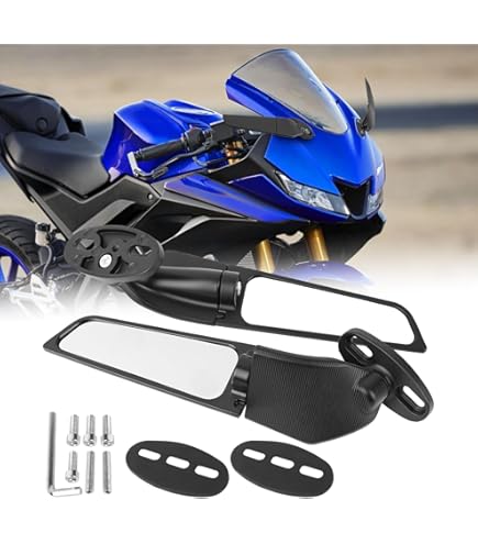 ウイングミラー YZF-R25 R3 R6 R7 R1上下左右調整可能 Amazon | For ヤマハ YZF R25 R3 R15 R6 R6s V2 V3 R1 ウィンドウ