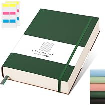 Amazon | AHGXG ノート B5 罫線 120gsm 厚紙 160 枚 ソフトカバー 横