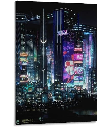 Amazon.co.jp: SHINX アニメ サイバーパンク エッジランナー ポスター