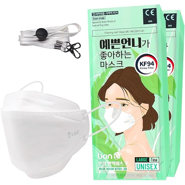 Amazon.co.jp: [HAIR MARKET] KF94マスク 韓国製 BLUE社 マスク