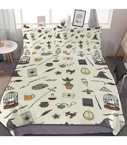 ハリー・ポッターの布団カバーセットクイーンの寝具セットキャラクター