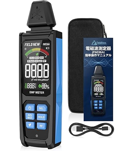 【新品未使用品】電磁波測定器　GQEMF-390 EMF 正規代理店保証1年】電磁波測定器 電磁波計 GQ EMF-390 5G対応