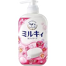 Amazon | 牛乳石鹸 ミルキィボディソープ やさしいせっけんの