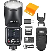 Amazon | GODOX V100 V100-N TTL リチウムイオン ラウンド