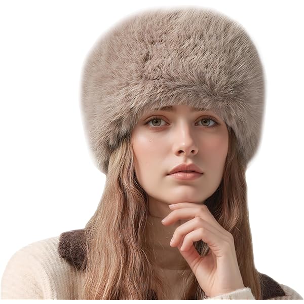 Amazon | ロシア帽 コサック帽子 耳あて付き ふかふか リアル