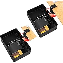 Amazon.co.jp: JONGJONG テーブル下収納ラック 360度回転 デスク下