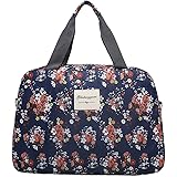 Amazon ハナハナ Hanahana 花柄 軽量 ナイロン ボストンバッグ 旅行バッグ ２サイズ 肩掛け ｏｋ ショルダーストラップ 付 レディース I0 スモール グレー Hanahana ハナハナ ボストンバッグ