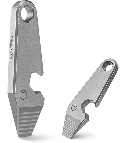 Pocket Size Stainless Steel Crowbar Pry Bar – Widgy Bar EDC Tool For Bushcraft, Survival & Everyday Carry (Silver)