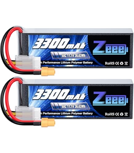 Amazon.co.jp: Yowoo 4S LiPoバッテリー3000mAh 100C 14.8V