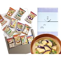 アマノフーズ いつものおみそ汁 詰め合わせ ギフトセット　×5セット Amazon | 御供 お供え アマノフーズ 味噌汁 ギフトセット 8種アソート