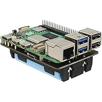 Amazon.co.jp: Geekworm Raspberry Pi 5 UPS 電源管理拡張ボード