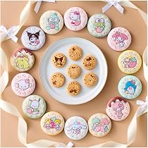 Amazon | サンリオキャラクターズ 刺繍缶バッジビスケット4 12個入り