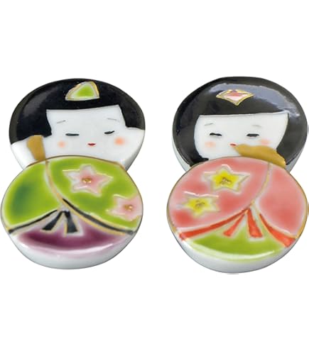 Amazon｜京焼 清水焼 陶あん 箸置 5個セット 花移ろい kta744｜箸置き