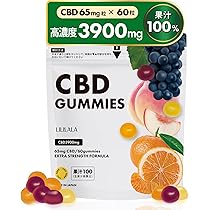 Amazon | CannaTech CBG グミ 3000mg 60粒 50mg/粒 （CBG 25mg CBD