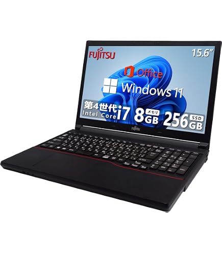 Fujitsu 15.6インチ ノートPC Core i7 (8世代） Amazon.co.jp: 【整備 